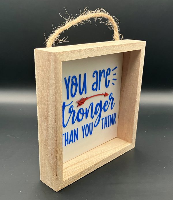 You are Stronger than you think Shadow Box for Mental Health - Image 3