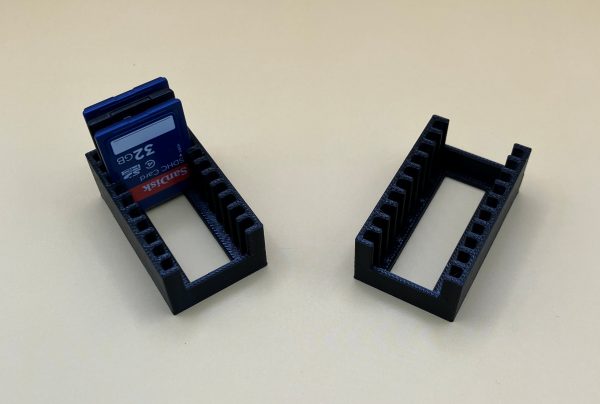 SD Card Tray Holder for Camera Cards and similar (Single and Dual Row) - Image 3