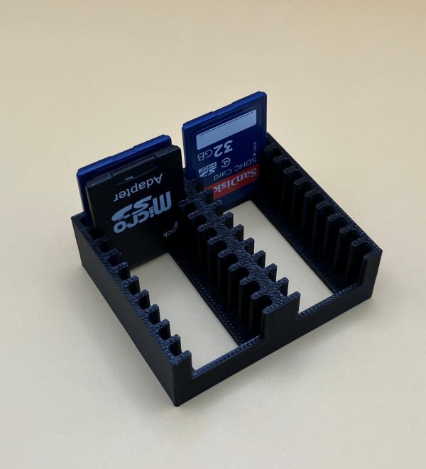 SD Card Tray Holder for Camera Cards and similar (Single and Dual Row) - Image 4