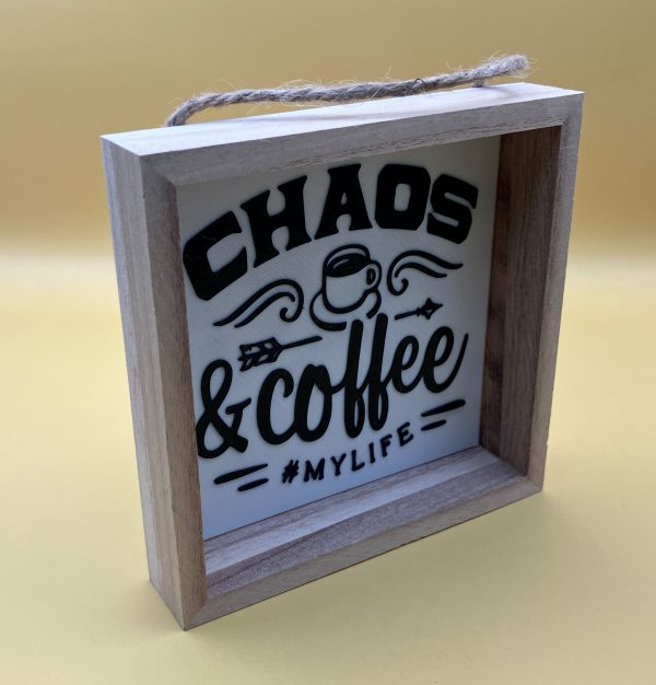 Chaos and Coffee #MyLife Kitchen and coffee tray decorations - Image 2