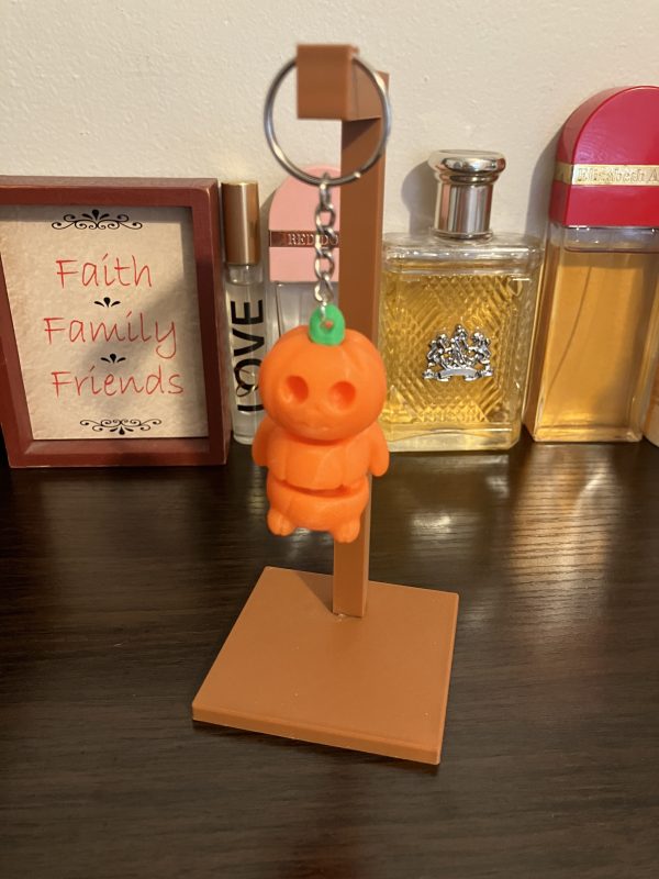 Pumpkin Fidget Keychain - Image 3