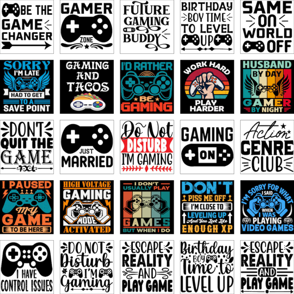 Gamer Svg Bundle, Gaming Svg Bundle, Gamer Svg, Funny Gamer Sayings Svg, Gamer Quotes Svg, Video Games Svg, Game Controller Svg, Png, Dxf - Image 3