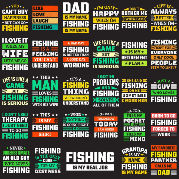 The Ultimate Fishing SVG Bundle, Fishing Quote svg, FISHING Svg Cut Files for Cricut, Bass Svg, Hook Svg, Fishing Bundle Png - Image 4