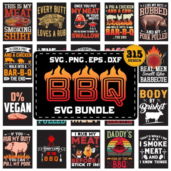 BBQ SVG Bundle, Bbq Quote svg, Barbeque Svg Bundle, Bbq Svg Cut Files for Cricut, Grilling Svg, Kitchen Svg, Bbq Bundle SVG