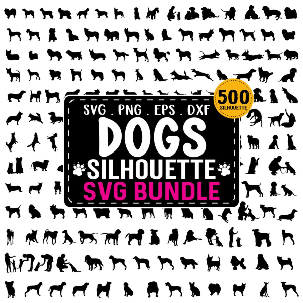 2000+ Dog SVG Mega Bundle, Dog SVG Bundle, Dogs Sunset Silhouette, Dogs Sunsent, Dog Lover Svg, Dog Saying SVG, Dog Mama, A-Z Dogs - Image 2