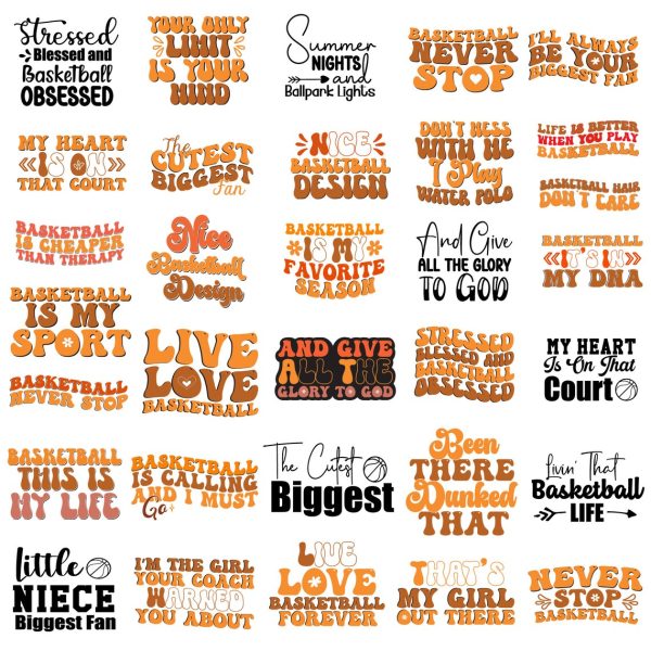 Basketball SVG Bundle, Basketball Quotes Svg Bundle, Basketball player svg Png, Basketball Team svg, Basketball Saying, Basketball Svg - Image 3