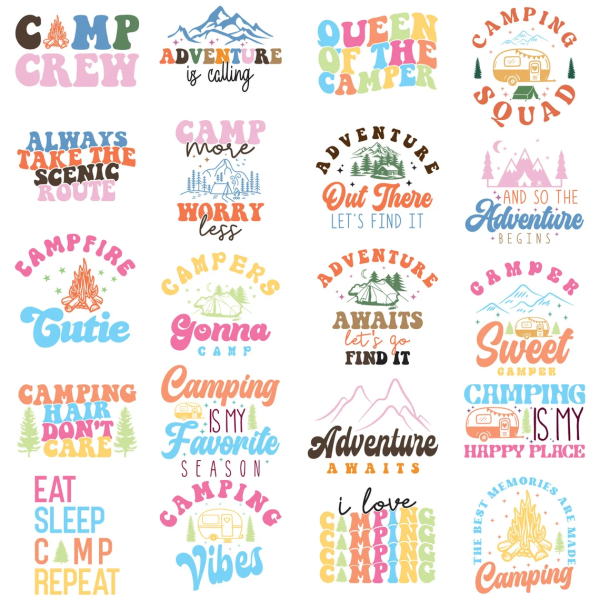 Camping SVG Bundle, Camper Svg, Camp Life Svg, Camping Quotes Svg, Camping Svg for Shirts, Adventure Svg, Firecamp svg, Traveling svg - Image 4