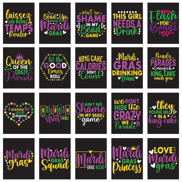 Mardi Gras SVG Bundle, mardi gras quotes png dxf eps, Mardi Gras Carnival svg, Mardi Gras Clipart, Mardi Gras SVG, Mardi Gras Festival svg - Image 3