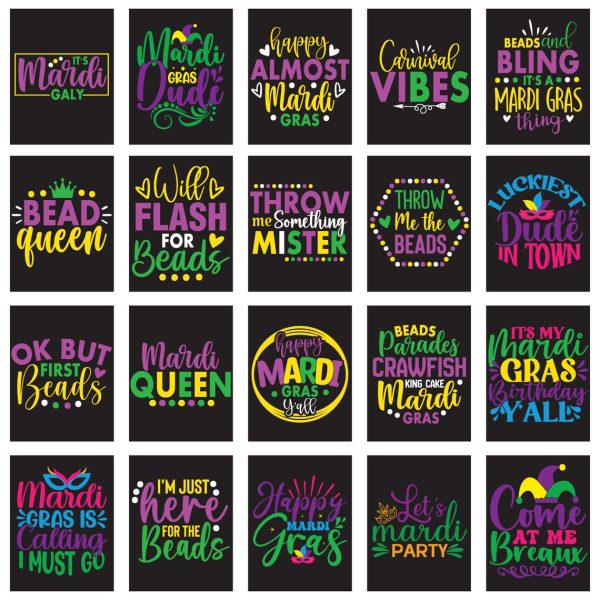 Mardi Gras SVG Bundle, mardi gras quotes png dxf eps, Mardi Gras Carnival svg, Mardi Gras Clipart, Mardi Gras SVG, Mardi Gras Festival svg - Image 8