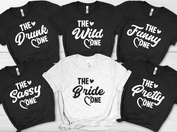 The One Shirts SVG Mega Bundle, Girls Trip SVG Bundle, Funny Bachelorette Party SVG, Best Friends Shirts Svg, The Crazy One Svg - Image 4