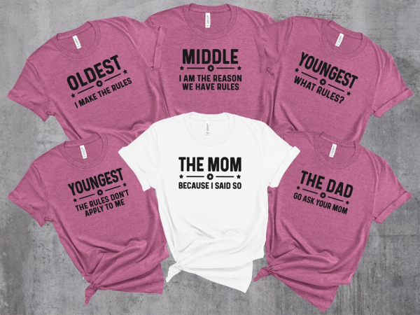 Family Rules Svg Bundle, Siblings Family Vacation Shirt, Matching Family Png Bundle, Brother Sister Mom Dad Baby, Personalized Family Gifts - Image 8