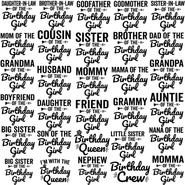 Multiple Birthday Girl Svg Bundle, Custom Birthday Girl Svg, Birthday Queen SVG, Birthday Girl Svg Adult Group, Mom of The Birthday Girl - Image 8