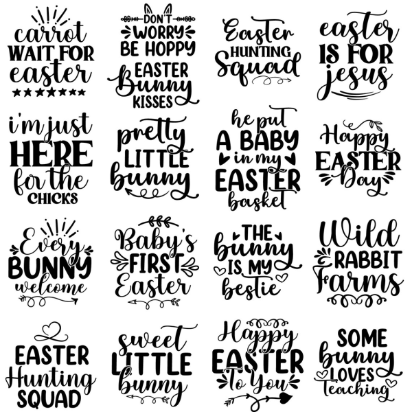 Funny Easter Day SVG Bundle Bunny Svg Kids Funny Boy Easter Day Christian Egg Hunter Svg Png Designs For Cricut Sillhoutte - Image 8