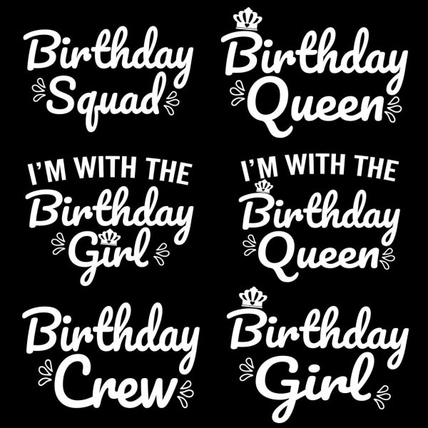 Multiple Birthday Girl Svg Bundle, Custom Birthday Girl Svg, Birthday Queen SVG, Birthday Girl Svg Adult Group, Mom of The Birthday Girl - Image 10