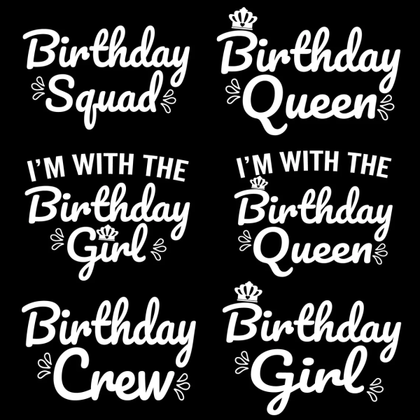 Birthday Girl Svg Bundle with Family, Birthday Queen SVG, xxx if Birthday Girl and More - Image 5