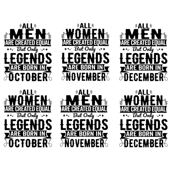 Birthday Shirt Svg for Women, Birthday Shirt Svg for Men, Legends Are Born in March, Custom Birthday Month, Women Born In March Svg - Image 3