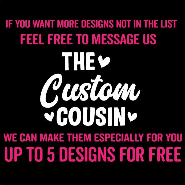 Cousins Shirts SVG Bundle, Cousins Matching Shirts SVG, Cousins SVG Bundle, Cousin Crew Svg, Cousin Svg, Girls Party, Birthday Party Svg - Image 5